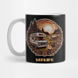 Old ford camper van Mug